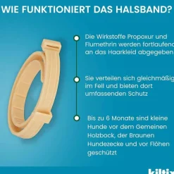 Kiltix für kleine Hunde Halsband, 1 St- Flöhe, Zecken & Co.