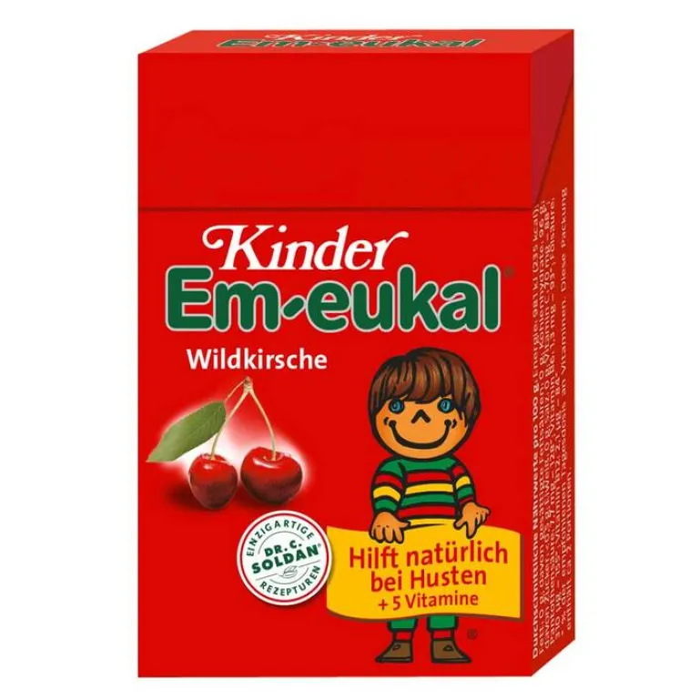 Em Eukal Kinder Em-eukal Hustenbonbons Wildkirsche zuckerhaltig Pocketbox, 40 g- Bonbons