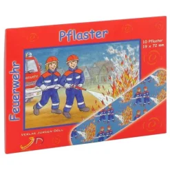 Kinderpflaster-Kinderpflaster Feuerwehr Briefchen, 10 St