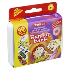 Kinderpflaster Kunterbunt, 50 St^ New