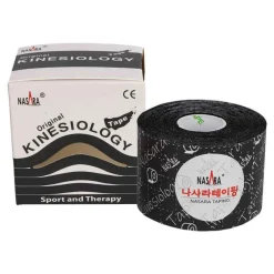 Kinesiotape 5cmx5m schwarz, 1 St^Nasara Hot