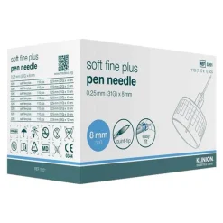 Soft fine plus Kanülen 8mm 31G 0,25mm, 110 St^Klinion