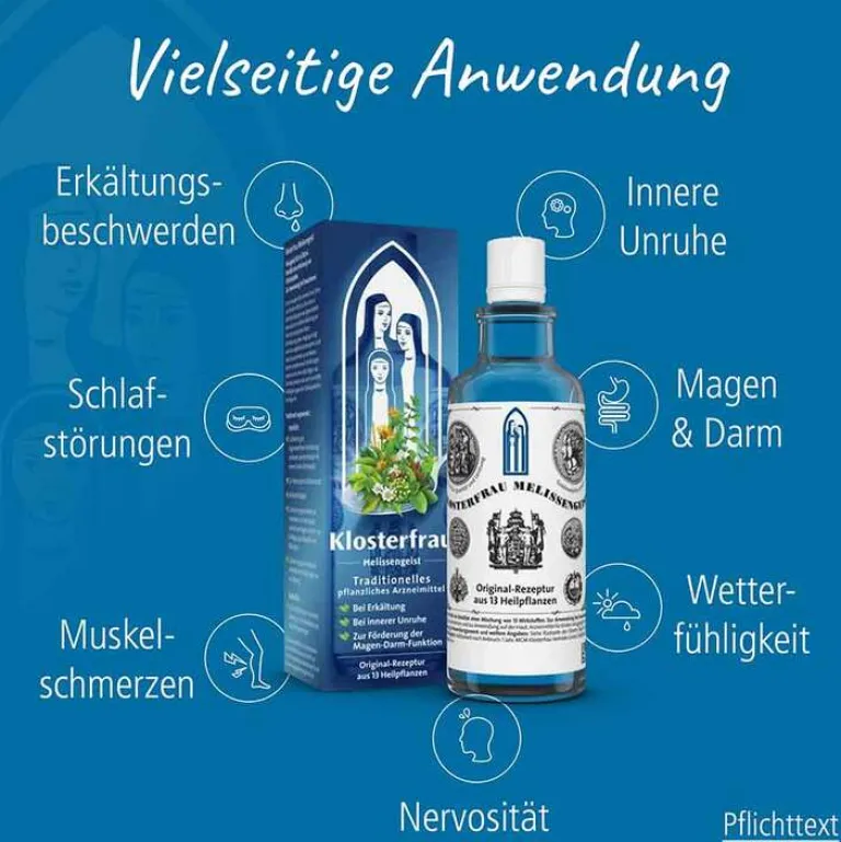 Klosterfrau Beruhigungsmittel|Verdauung-Melissengeist, 95 ml