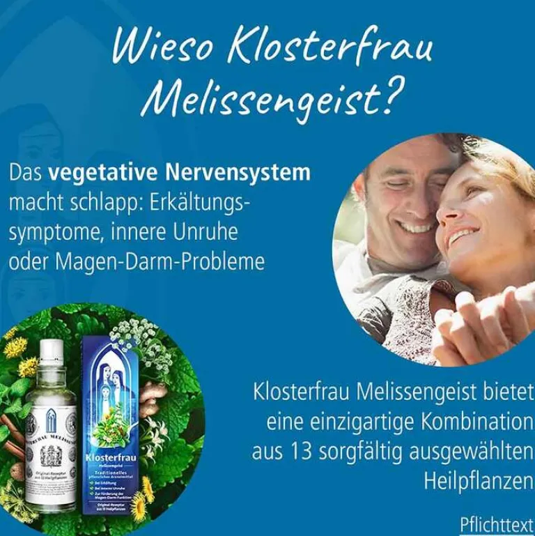 Klosterfrau Beruhigungsmittel|Verdauung-Melissengeist, 95 ml