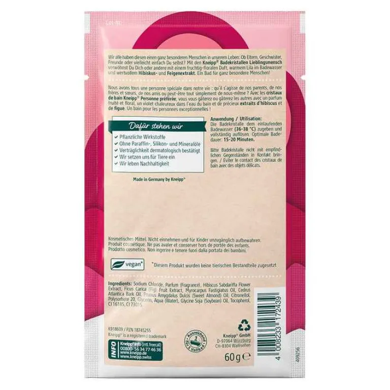 Badesalz-Kneipp Badekristalle Lieblings-Mensch, 60 g