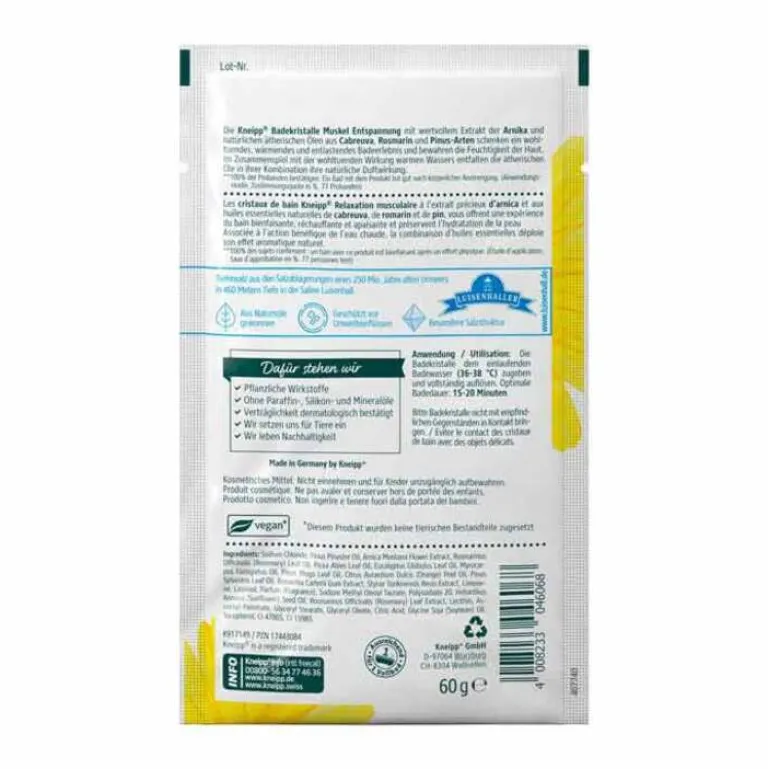 Badekristalle Muskel Entspannung, 60 g^Kneipp Discount