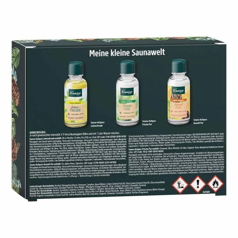 Kneipp Geschenkpackung Meine kleine Saunawelt, 3X20 ml- Saunaaufguss