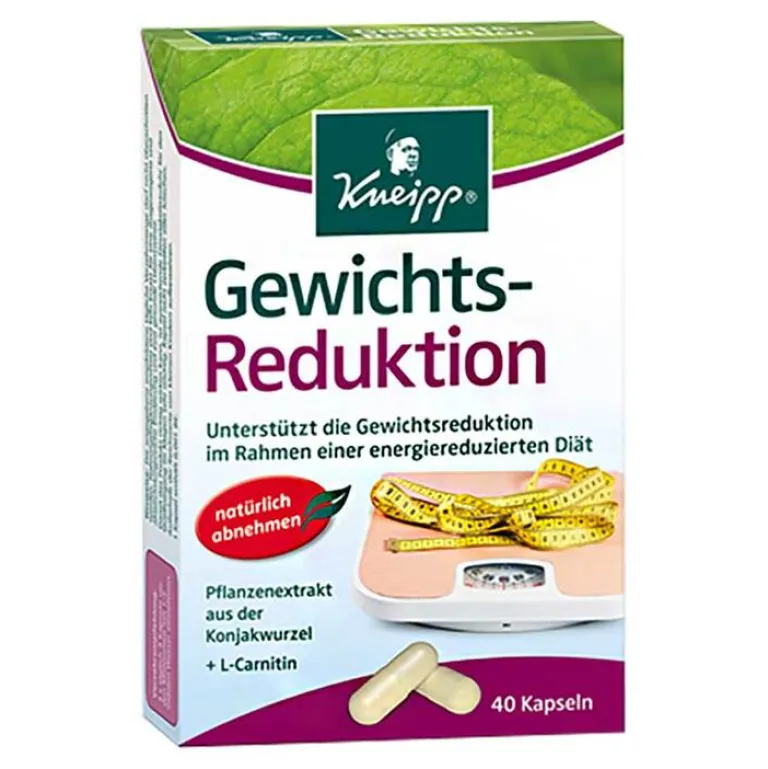 Kneipp Abnehmtabletten-Gewichtsreduktion Kapseln, 40 St