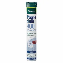Kneipp Magnesium|Muskulatur-Magnesium 400 + C + E Brausetabletten, 15 St