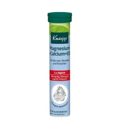 Kneipp Muskulatur-Magnesium + Calcium Brausetabletten, 20 St