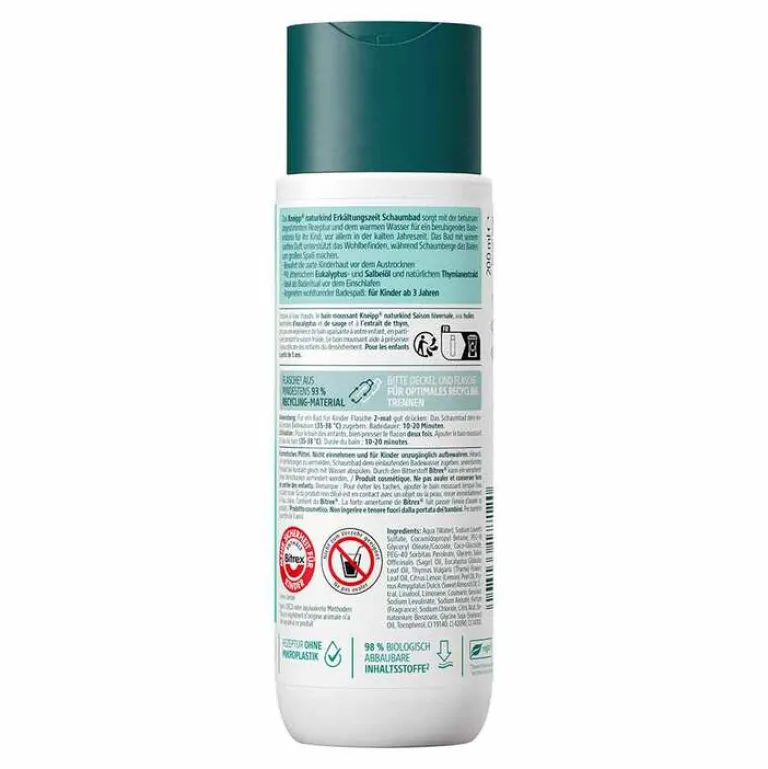 Kneipp Bäder|Für Kinder-naturkind Erkältungszeit Schaumbad, 200 ml