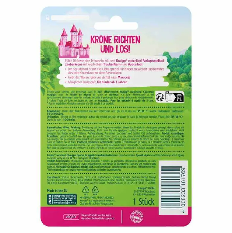 Kneipp naturkind Zauberkrone Farbsprudelbad, 1 St-Kinder Für Kinder