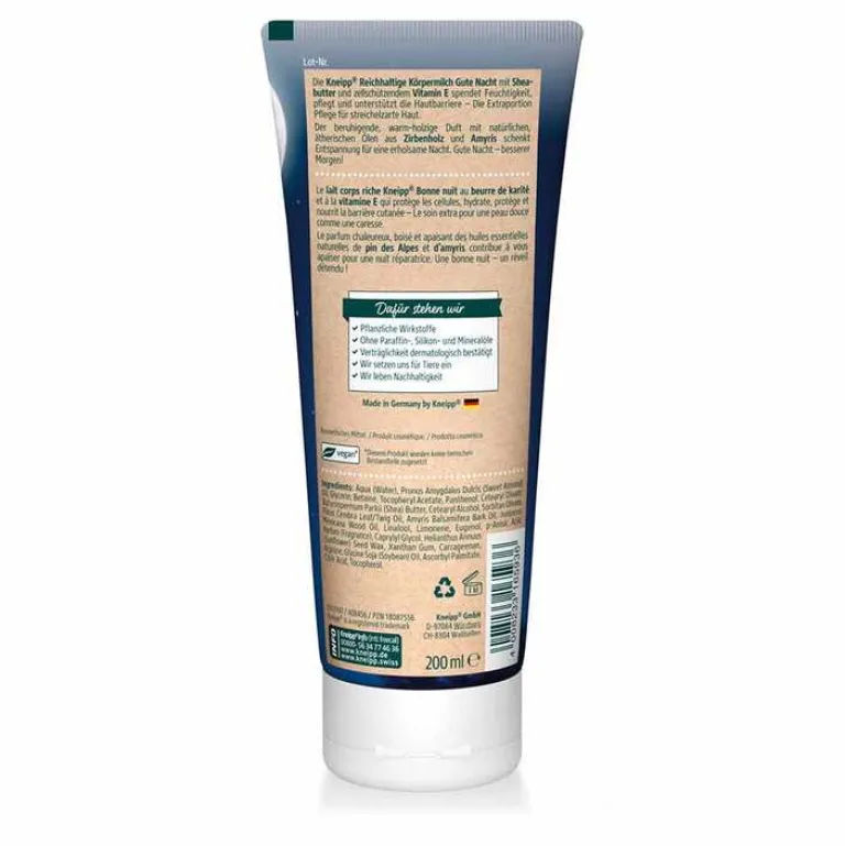 Kneipp reichhaltige Körpermilch Gute Nacht, 200 ml- Körpermilch & Lotionen
