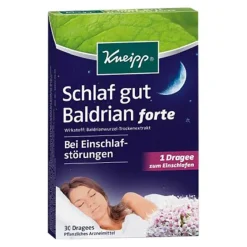 Kneipp Schlaf gut Baldrian forte überzogene Tabletten, 30 St- Baldrian