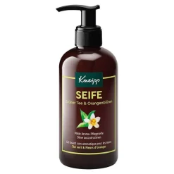 Kneipp Handseife-Seife grüner Tee & Orangenblüten milde Aroma-Pflegeseife , 250 ml