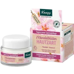 Kneipp Tagescreme Spezialpflege Mandelblüten hautz, 50 ml- Trockene Haut|Empfindliche Haut