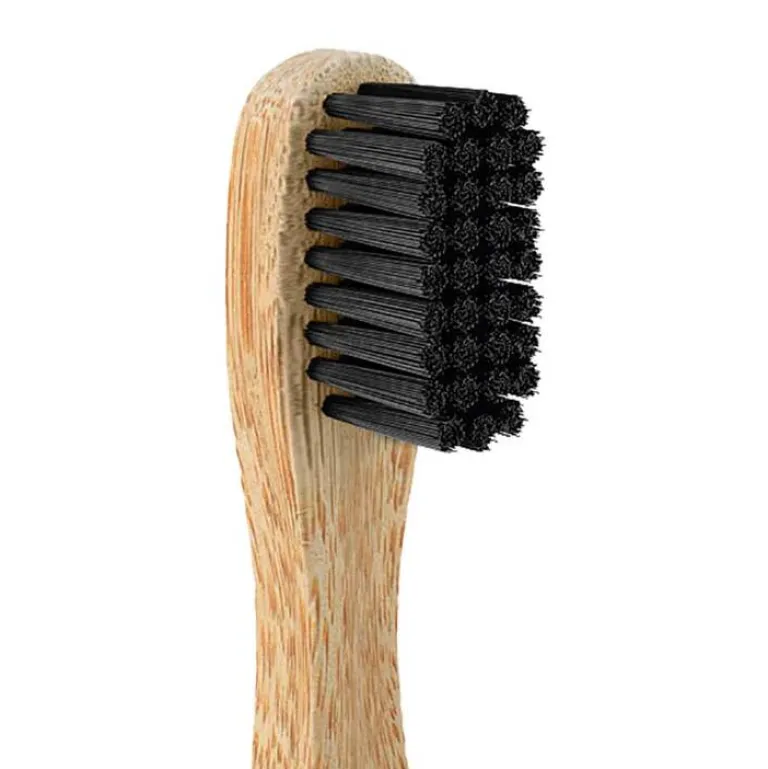 Öko Zahnbürste Bambus + Aktivkohle Borsten Nordics, 1 St^Don Dandrea Deuschland AG Hot