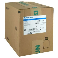 B. Braun Kochsalzlösung 0,9% B.Braun Spüllösung Ecotainer, 10X500 ml- Kochsalzlösung