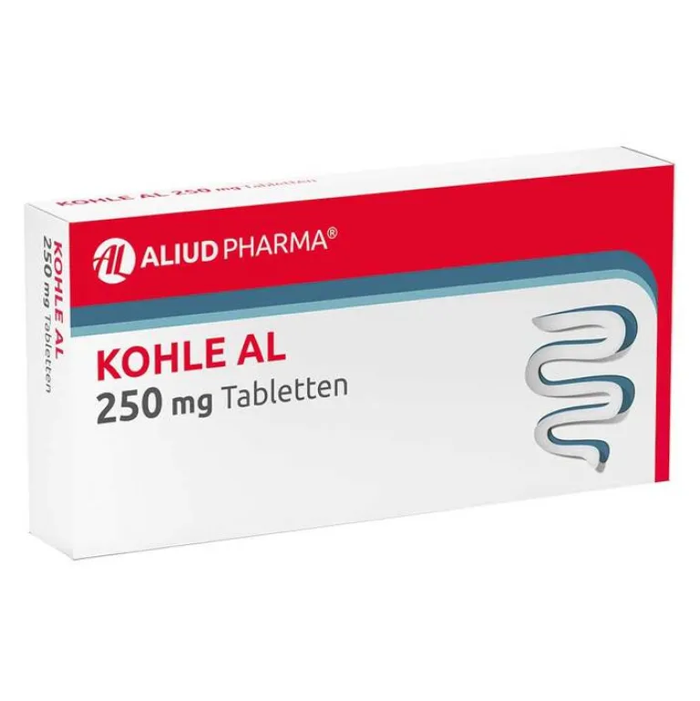 KOHLE AL 250 mg Tabletten, 20 St^Aliud Pharma Hot