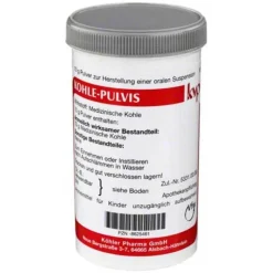 Köhler Kohle pulvis Pulver, 10 g- Mittel Gegen Durchfall & Erbrechen