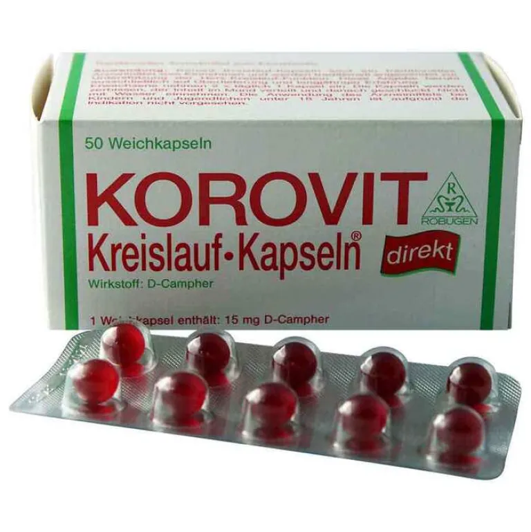 Korovit Niedriger Blutdruck-Kreislauf Kapseln, 50 St