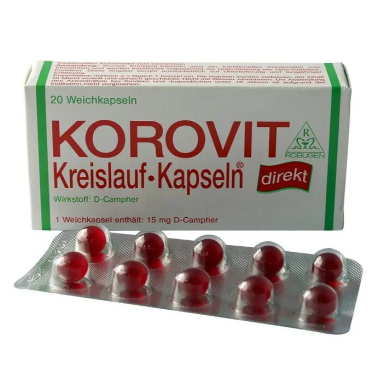 Korovit Niedriger Blutdruck-Kreislauf Kapseln, 20 St