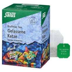 Krafttier Tee Gelassene Katze Bio Filterbeutel , 15 St^Salus Clearance