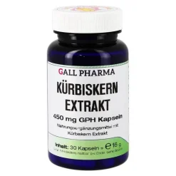 Hecht Pharma Kürbiskern Extrakt 450 mg GPH Kapseln, 30 St- Prostata