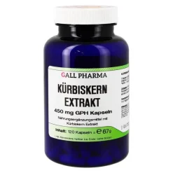 Hecht Pharma Kürbiskern Extrakt 450 mg GPH Kapseln, 120 St- Prostata