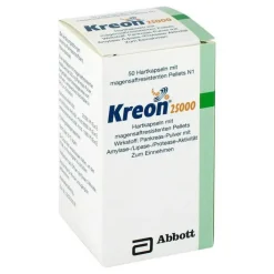 Kreon Verdauung-25.000 Hartkapseln mit magensaftresistent überzogene Pellets, 50 St