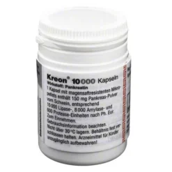 Kreon Verdauung-10.000 Hartkapseln mit magensaftresistent überzogene Pellets, 100 St