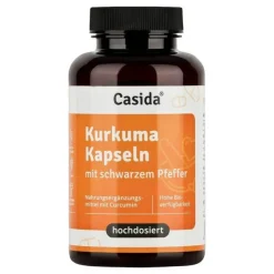 Casida Kurkuma Kapseln-Kurkuma Kapseln + Pfeffer Curcumin hochdosiert, 90 St