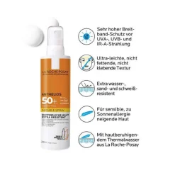 La Roche Posay Anthelios Invisible Spray LSF 50 + ohne Parfüm, 200 ml- Lsf 50+