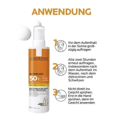 La Roche Posay Anthelios Invisible Spray LSF 50 + ohne Parfüm, 200 ml- Lsf 50+