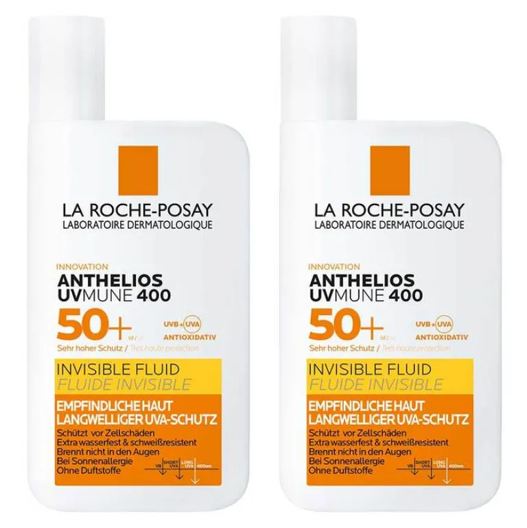 Anthelios Invisible Fluid UVMune 400 LSF50+, 2x50 ml^La Roche Posay Sale