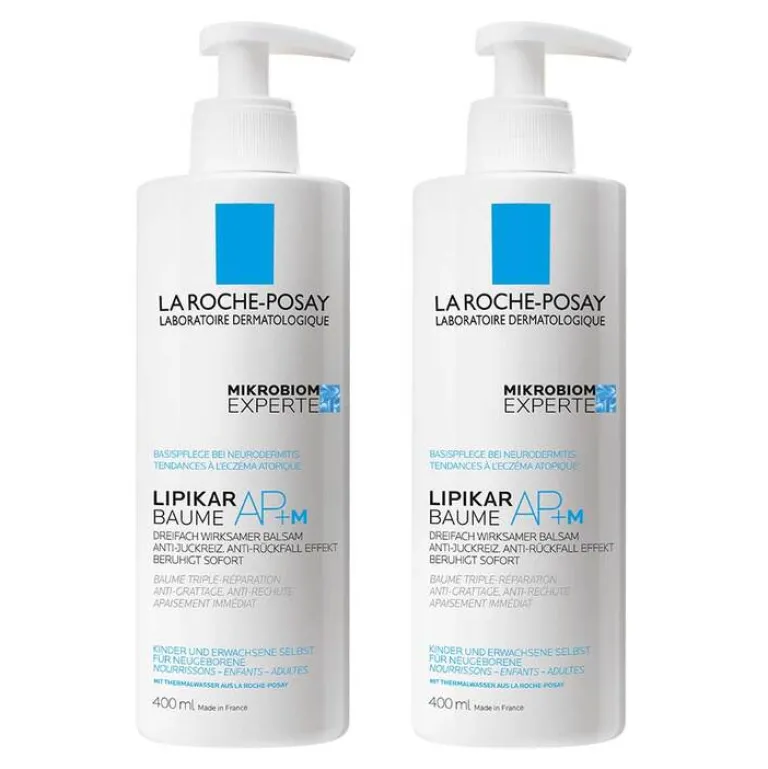 Lipikar Baume AP + M Creme, 2x400 ml^La Roche Posay Discount