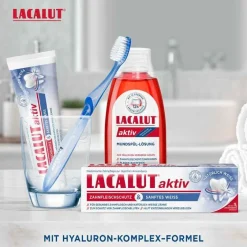 Lacalut Zahnpasta & Zahncreme-aktiv Zahnfleischschutz & sanftes Weiß, 75 ml