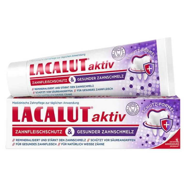aktiv Zahnfleischschutz & ges.Zahnschmelz, 75 ml^Lacalut Online