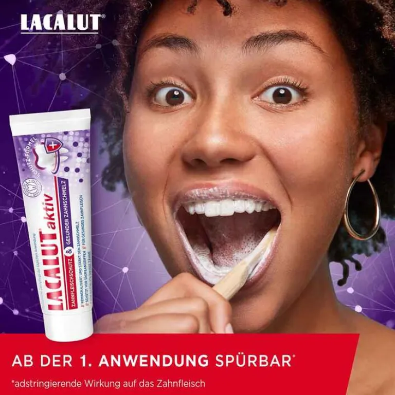 aktiv Zahnfleischschutz & ges.Zahnschmelz, 75 ml^Lacalut Online