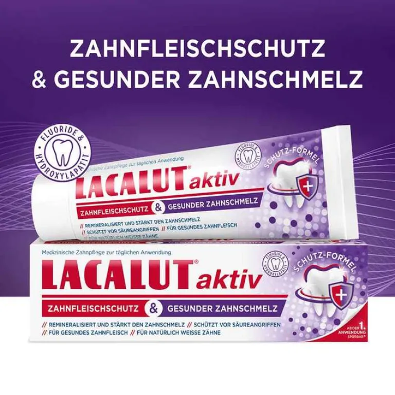 aktiv Zahnfleischschutz & ges.Zahnschmelz, 75 ml^Lacalut Online