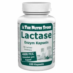 Lactase 4000 FCC Enzym Kapseln, 100 St^The Nutri Store Hot