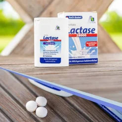 Lactase 28.000 FCC Tabletten im Spender, 80 St^Avitale Best