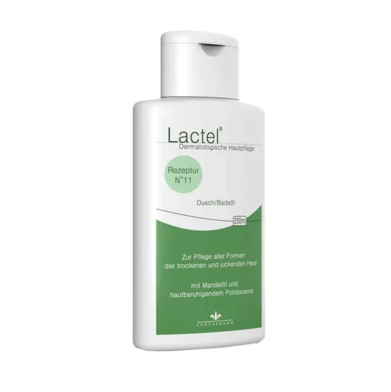 Lactel Nr.11 Dusch/Badeöl mit Mandelöl, 250 ml- Neurodermitis Basispflege