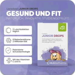 Lactobact Immunsystem-Junior Drops Lutschtabletten, 180 St