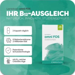 Lactobact Bakterienkulturen-omni Fos magensaftresistente Kapseln, 300 St
