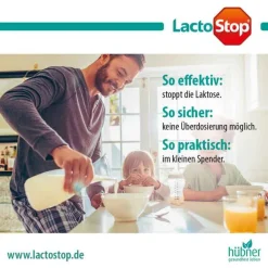 Lactostop 5.500 FCC Tabletten Klickspender, 50 St- Laktase