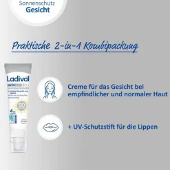 Ladival Gesicht-Aktiv Sonnenschutz Creme & Stift LSF 50 + , 30 ml