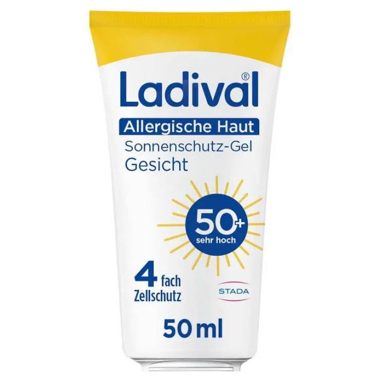 allergische Haut Gel Gesicht LSF 50 + , 50 ml^Ladival Hot