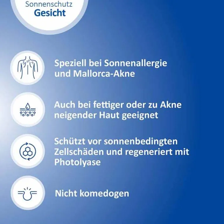 allergische Haut Gel Gesicht LSF 50 + , 50 ml^Ladival Hot