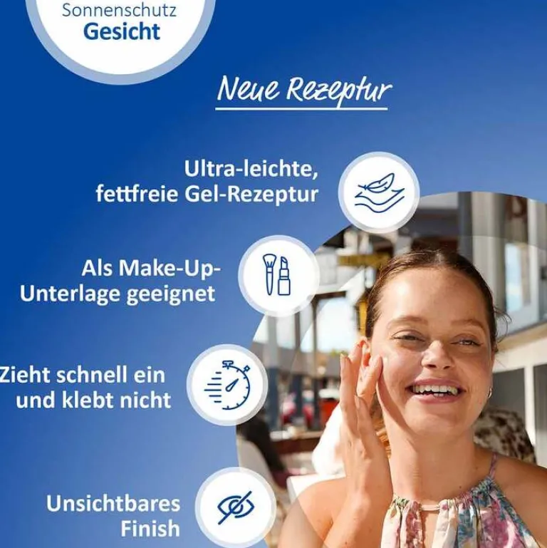 allergische Haut Gel Gesicht LSF 50 + , 50 ml^Ladival Hot